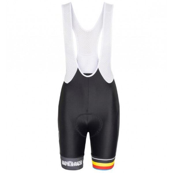 Bioracer Van Vlaanderen Damen weiß Schwarz 2018 Kurz Trägerhose M8UOU