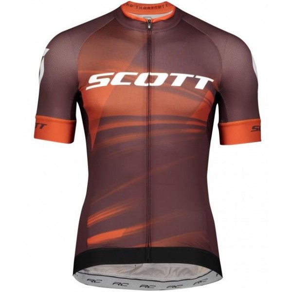 SCOTT RC Pro Radtrikot kurzarm 2020 Orange/Schwarz