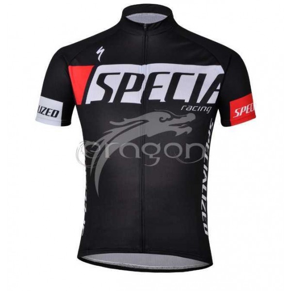 Specialized Racing Fahrradtrikot Radsport Schwarz LJ98Y