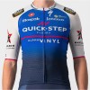 Quick Step-Alpha Vinyl 2022 CLIMBER'S 3.1 Radtrikot kurzarm(langer RV)-Radsport-Profi-Team Quick Step-Alpha Vinyl 2022 CLIMBER'S 3.1 Radtrikot kurzarm(langer RV)-Radsport-Profi-Team
