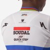 Soudal Quick-Step Straßenrad Weltmeister Regenbogentrikot 2023 Competizione Radtrikot kurzarm-Radsport-Profi-Team Soudal Quick-Step Straßenrad Weltmeister Regenbogentrikot 2023 Competizione Radtrikot kurzarm-Radsport-Profi-Team