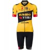 TEAM JUMBO-VISMA 2023 Radtrikot Damen kurzarm-Radsport-Profi-Team TEAM JUMBO-VISMA 2023 Radtrikot Damen kurzarm-Radsport-Profi-Team